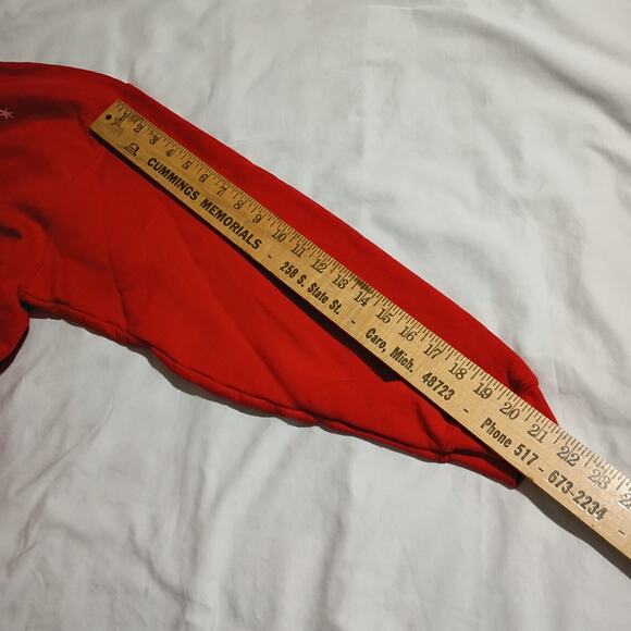 Ugly Christmas Sweatshirt Men's L HAPPY ELFIN HOLIDAYS Puffed Details Red - Picture 9 of 10